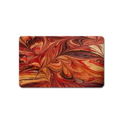 Marbled Paper Mottle Color Movement Magnet (name Card) by Pakrebo