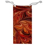 Marbled Paper Mottle Color Movement Jewelry Bag Front