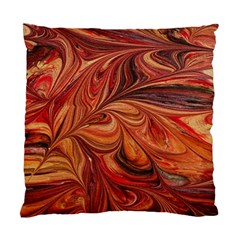 Marbled Paper Mottle Color Movement Standard Cushion Case (two Sides) by Pakrebo