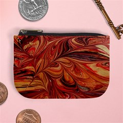 Marbled Paper Mottle Color Movement Mini Coin Purse by Pakrebo