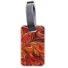 Marbled Paper Mottle Color Movement Luggage Tags (two Sides) by Pakrebo