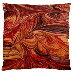 Marbled Paper Mottle Color Movement Large Flano Cushion Case (two Sides) by Pakrebo