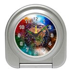 Network Earth Block Chain Globe Travel Alarm Clock Front