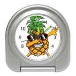 Dabbing Pineapple Sunglasses Shirt Aloha Hawaii Beach Gift Travel Alarm Clock Front