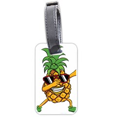 Dabbing Pineapple Sunglasses Shirt Aloha Hawaii Beach Gift Luggage Tags (one Side)  by SilentSoulArts