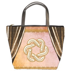 Decorative Celtic Knot Bucket Bag by FantasyWorld7