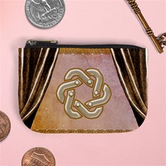 Decorative Celtic Knot Mini Coin Purse by FantasyWorld7