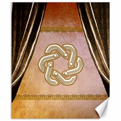 Decorative Celtic Knot Canvas 8  X 10  by FantasyWorld7