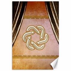 Decorative Celtic Knot Canvas 12  X 18  by FantasyWorld7