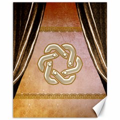 Decorative Celtic Knot Canvas 11  X 14  by FantasyWorld7