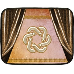 Decorative Celtic Knot Double Sided Fleece Blanket (mini)  by FantasyWorld7