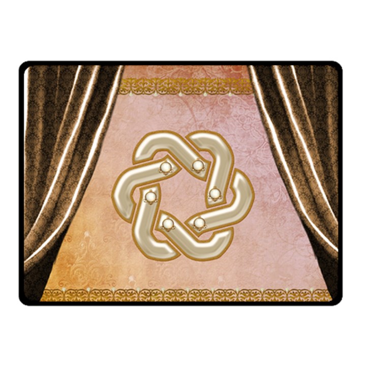 Decorative Celtic Knot Fleece Blanket (Small)