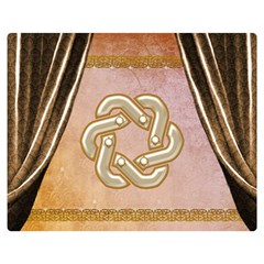 Decorative Celtic Knot Double Sided Flano Blanket (medium)  by FantasyWorld7