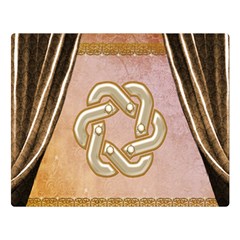 Decorative Celtic Knot Double Sided Flano Blanket (large) 