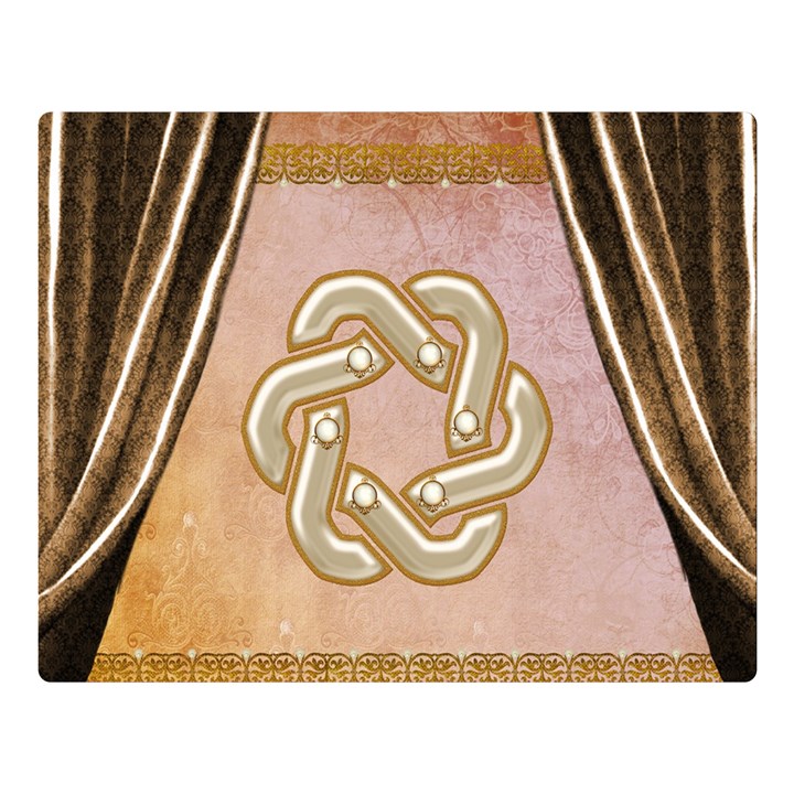 Decorative Celtic Knot Double Sided Flano Blanket (Large) 