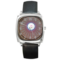 Statehouse Rotunda Square Metal Watch by Riverwoman