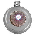 Statehouse Rotunda Round Hip Flask (5 oz) Front