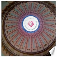 Statehouse Rotunda Canvas 20  X 20  by Riverwoman