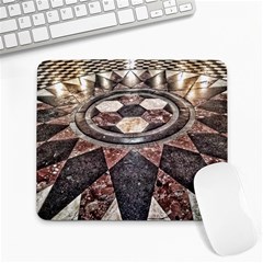 Statehouse Rotunda floor Large Mousepads