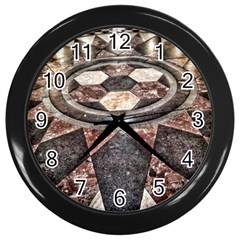 Statehouse Rotunda Floor Wall Clock (black) by Riverwoman