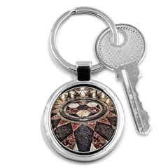 Statehouse Rotunda Floor Key Chains (round)  by Riverwoman