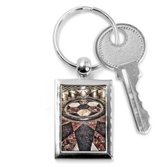 Statehouse Rotunda Floor Key Chains (rectangle)  by Riverwoman