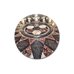 Statehouse Rotunda Floor Magnet 3  (round) by Riverwoman