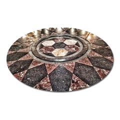 Statehouse Rotunda Floor Oval Magnet by Riverwoman