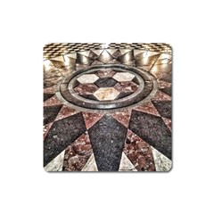 Statehouse Rotunda Floor Square Magnet by Riverwoman