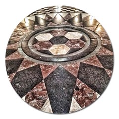 Statehouse Rotunda Floor Magnet 5  (round) by Riverwoman