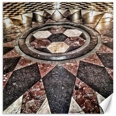 Statehouse Rotunda Floor Canvas 16  X 16  by Riverwoman