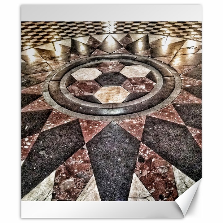 Statehouse Rotunda floor Canvas 20  x 24 