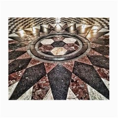 Statehouse Rotunda Floor Small Glasses Cloth (2-side) by Riverwoman