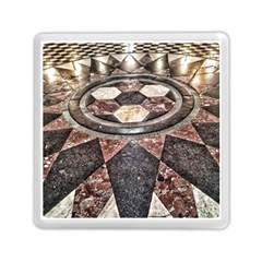 Statehouse Rotunda Floor Memory Card Reader (square) by Riverwoman