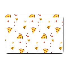 Pizza Pattern Pepperoni Cheese Funny Slices Small Doormat  by genx