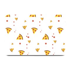 Pizza Pattern Pepperoni Cheese Funny Slices Plate Mats by genx