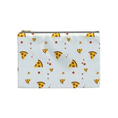 Pizza Pattern Pepperoni Cheese Funny Slices Cosmetic Bag (medium) by genx