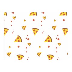 Pizza Pattern Pepperoni Cheese Funny Slices Double Sided Flano Blanket (mini)  by genx