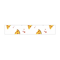 Pizza Pattern Pepperoni Cheese Funny Slices Flano Scarf (mini) by genx