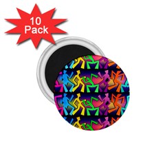 Dancing 1 75  Magnets (10 Pack)  by ArtworkByPatrick