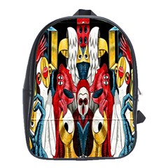 Graffiti 2 School Bag (large) by ArtworkByPatrick