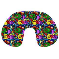 Graffiti 3 1 Travel Neck Pillows