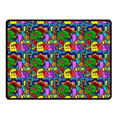 Graffiti 3 1 Double Sided Fleece Blanket (Small) 