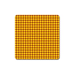 Wood Weave 1 Square Magnet by ArtworkByPatrick