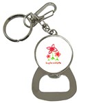 Flowers And Cute Phrase Pencil Drawing Bottle Opener Key Chains Front