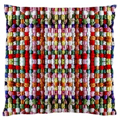 Cotton Weave Large Flano Cushion Case (one Side) by ArtworkByPatrick