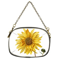 Sunflower - Vintage Chain Purse (two Sides) by WensdaiAmbrose