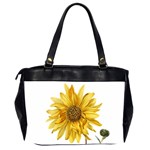 SunFlower - Vintage Oversize Office Handbag (2 Sides) Back