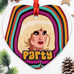 Katya Zamolodchikova Logo Ornament (heart)