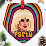 Katya Zamolodchikova Logo Ornament (Heart) Front